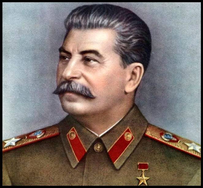 Рисованный портрет И.В.Сталина