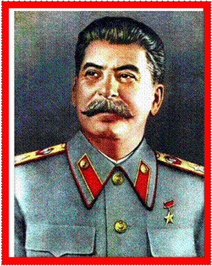 Рисованный портрет И.В.Сталина